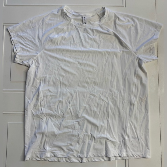 Athleta Tops - Athleta Womens Size Large Tall LT White Workout T-Shirt Tee